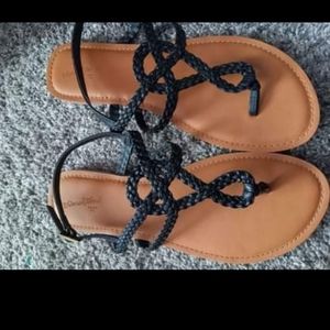 Black sandals
